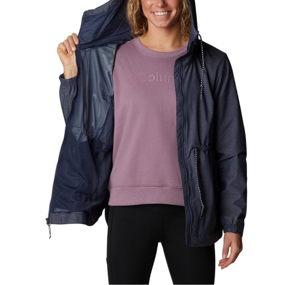 NWT Columbia Women’s Lillian Ridge Hooded Waterproof Shell Jacket - Picture 4 of 4